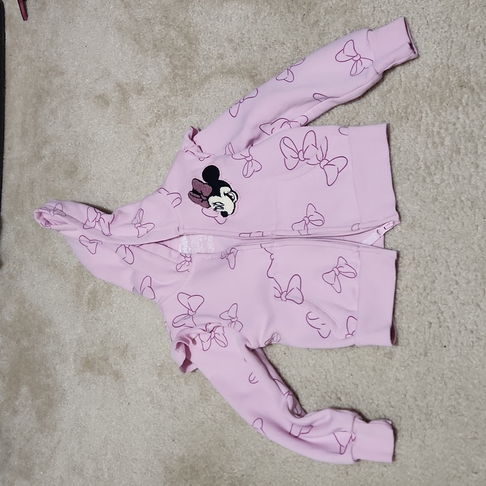Minnie Mouse Zip Up Hoodie